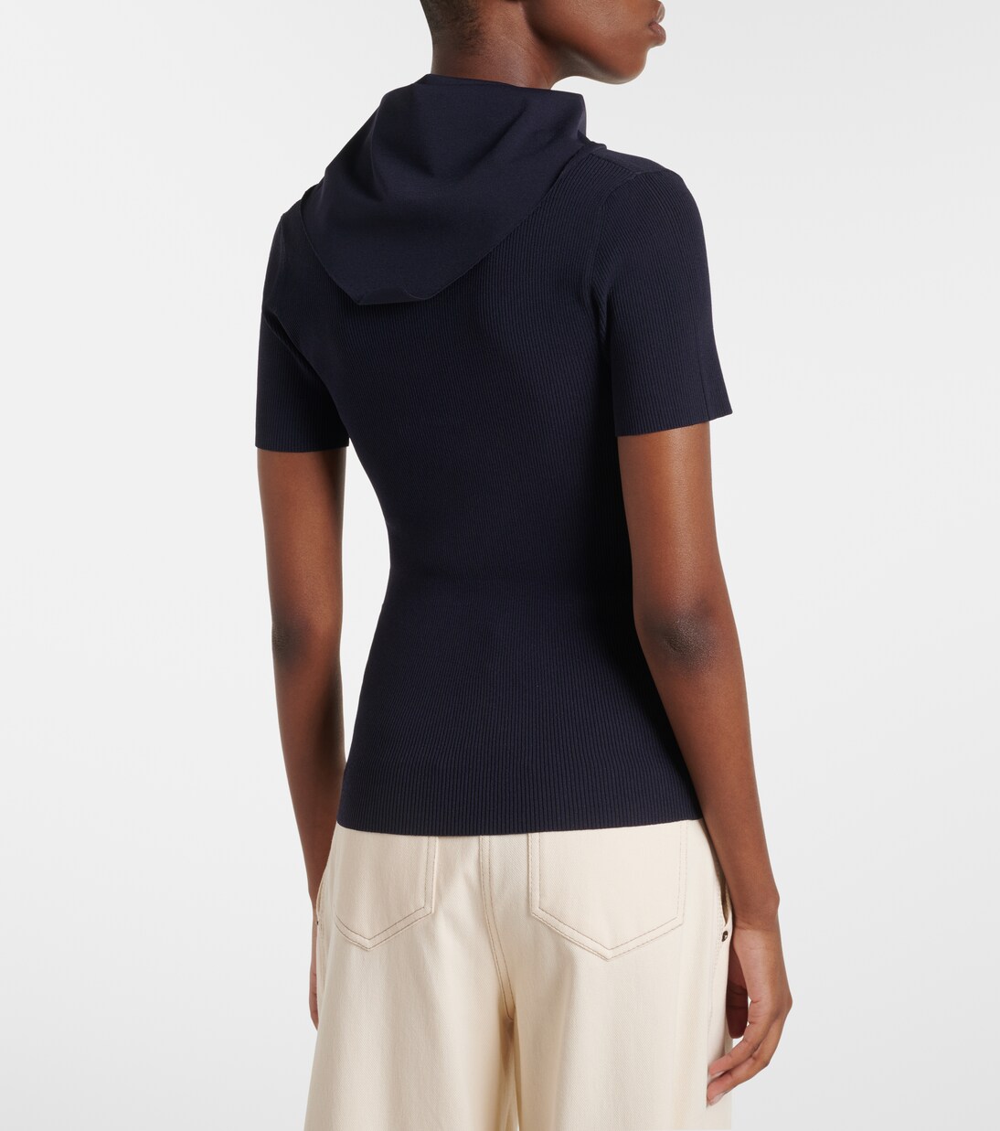 Scarf-detail knitted top | Max Mara