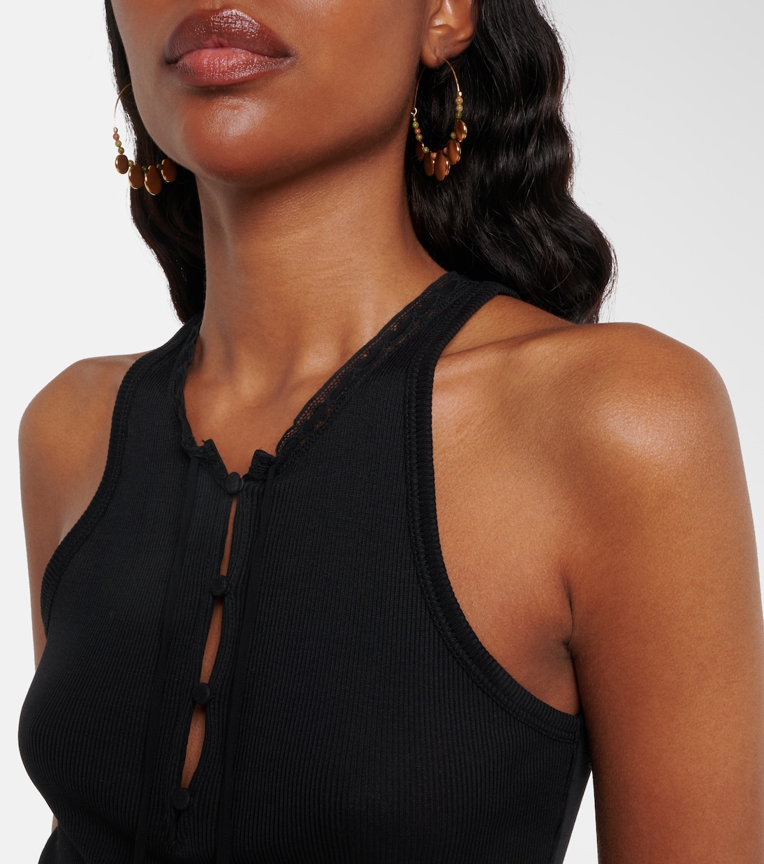 Pure Sleekness ribbed-knit cotton tank top | Dorothee Schumacher