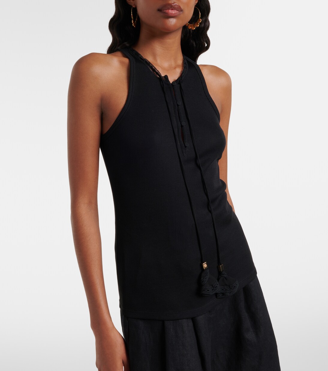 Pure Sleekness ribbed-knit cotton tank top | Dorothee Schumacher