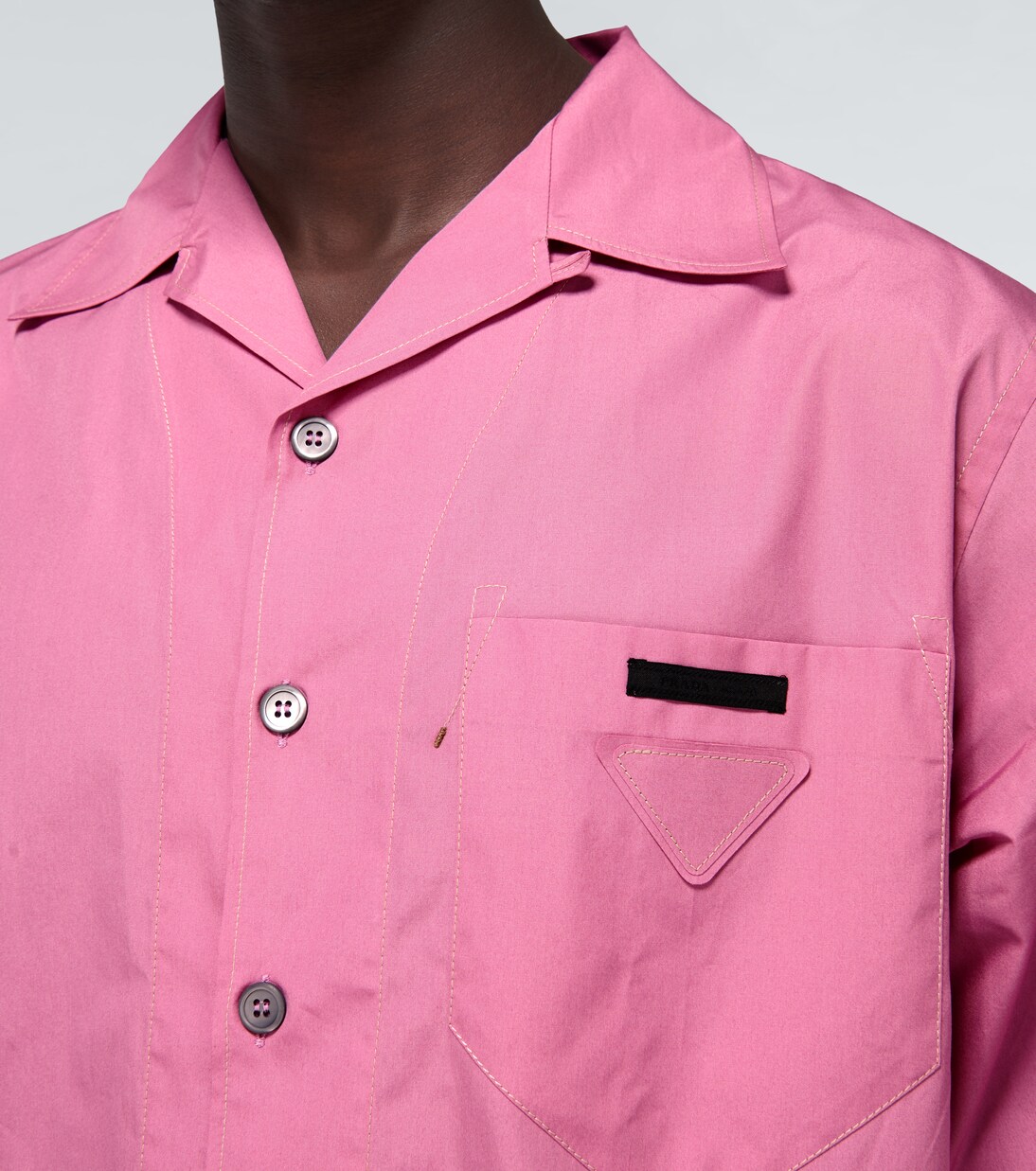 Hemd aus Baumwollpopeline | Prada