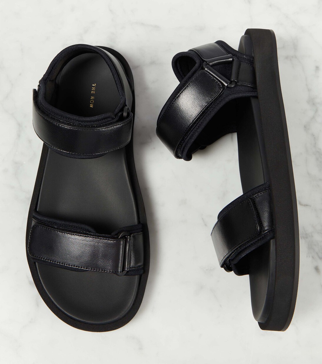 Hook and Loop leather sandals | The Row