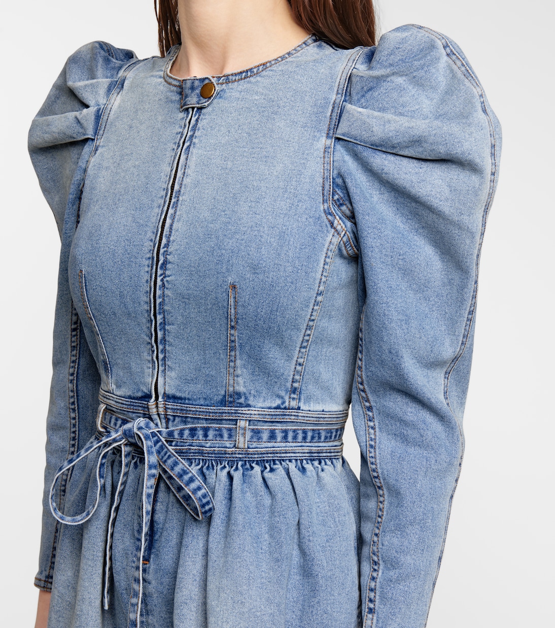 Domino denim minidress | Ulla Johnson