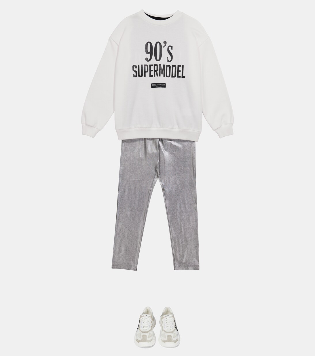 Metallic leggings | Dolce&Gabbana Kids