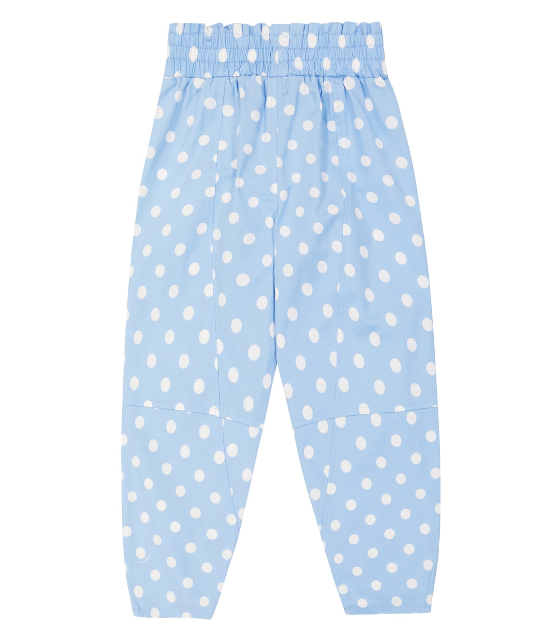 Polka-dot cotton-blend pants | Monnalisa