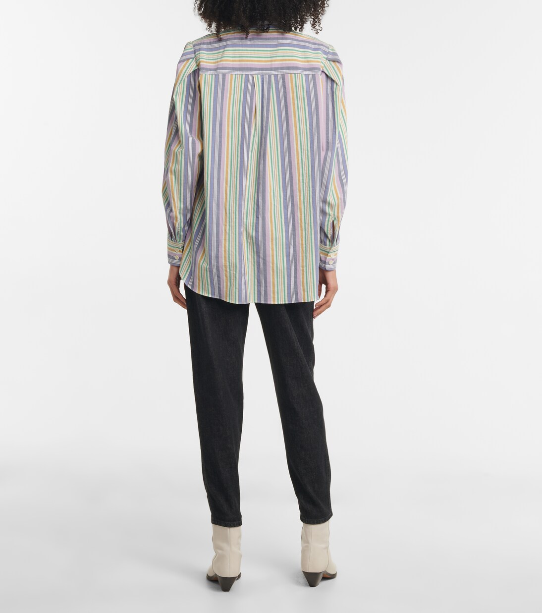 Gestreifte Bluse Tiverna aus Baumwolle | Isabel Marant
