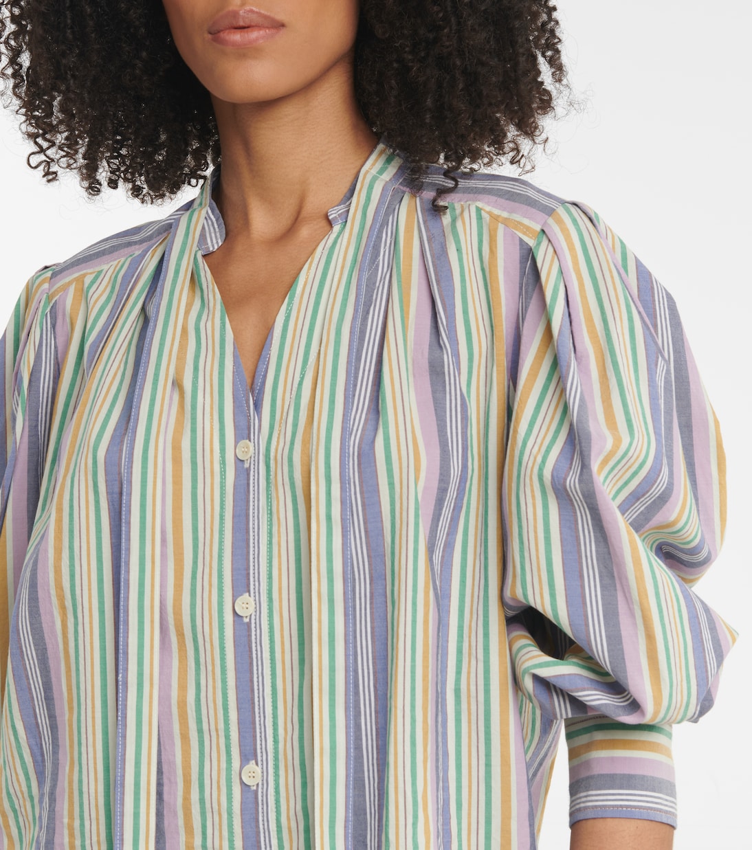 Gestreifte Bluse Tiverna aus Baumwolle | Isabel Marant