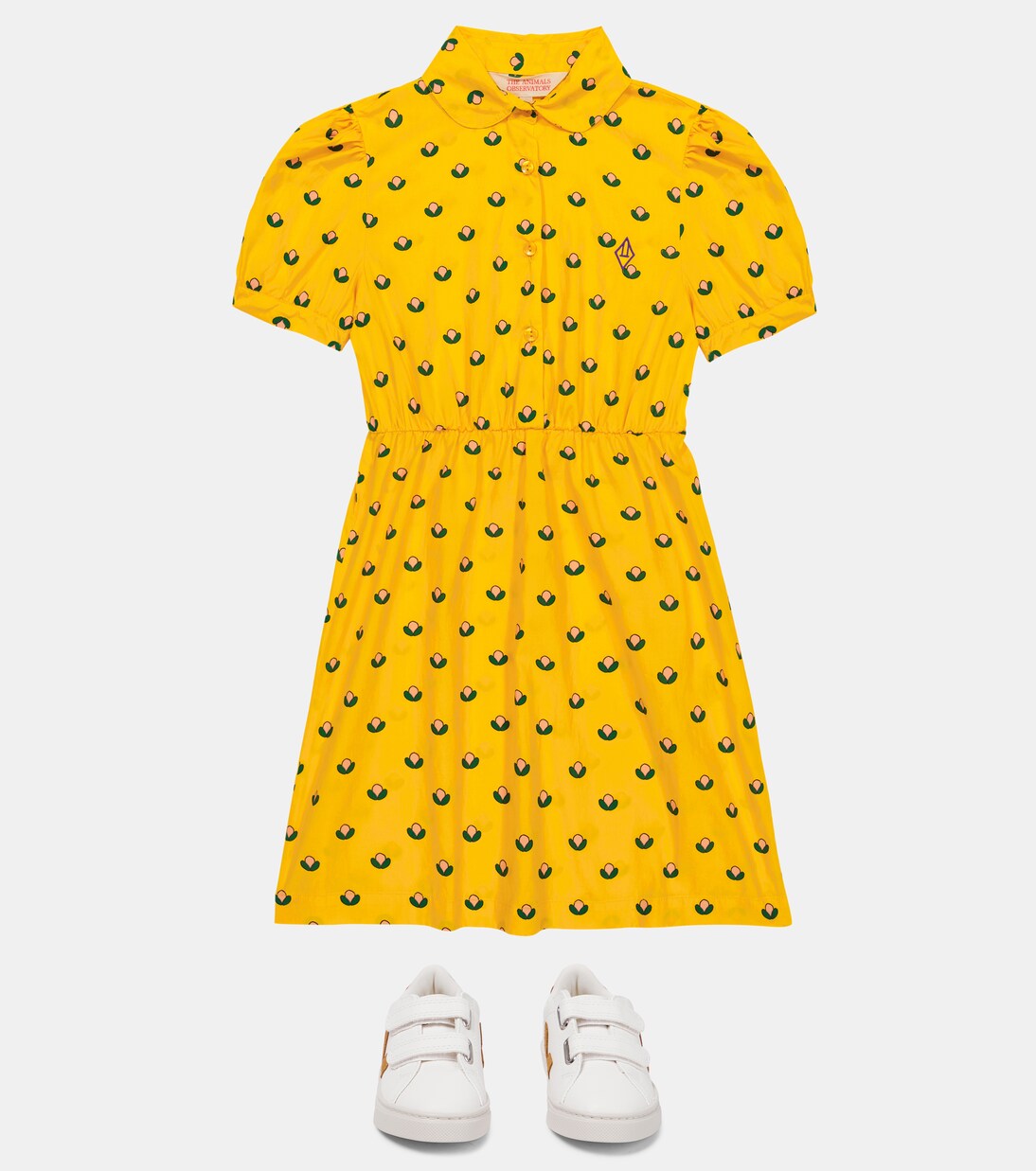 Pigeon floral dress | The Animals Observatory