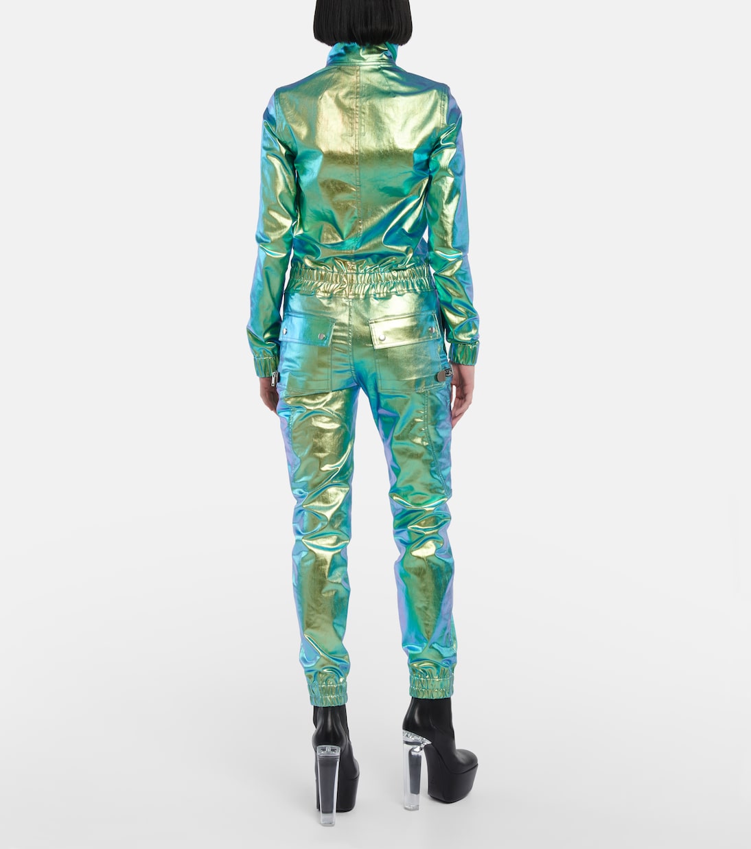 Iridescent slim-leg jumpsuit | Rick Owens