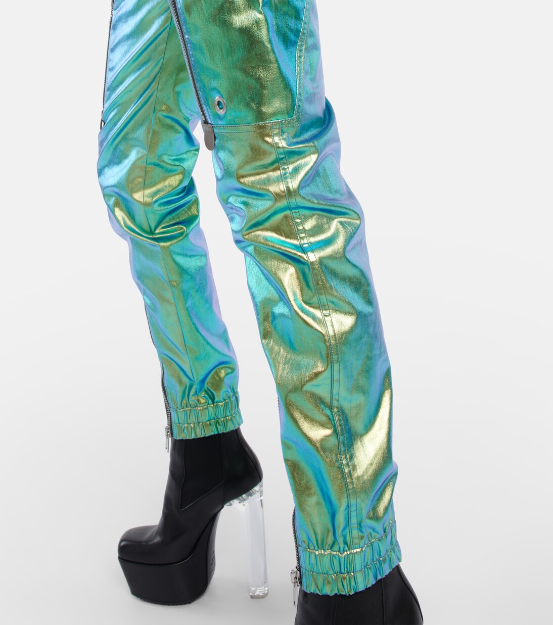 Iridescent slim-leg jumpsuit | Rick Owens