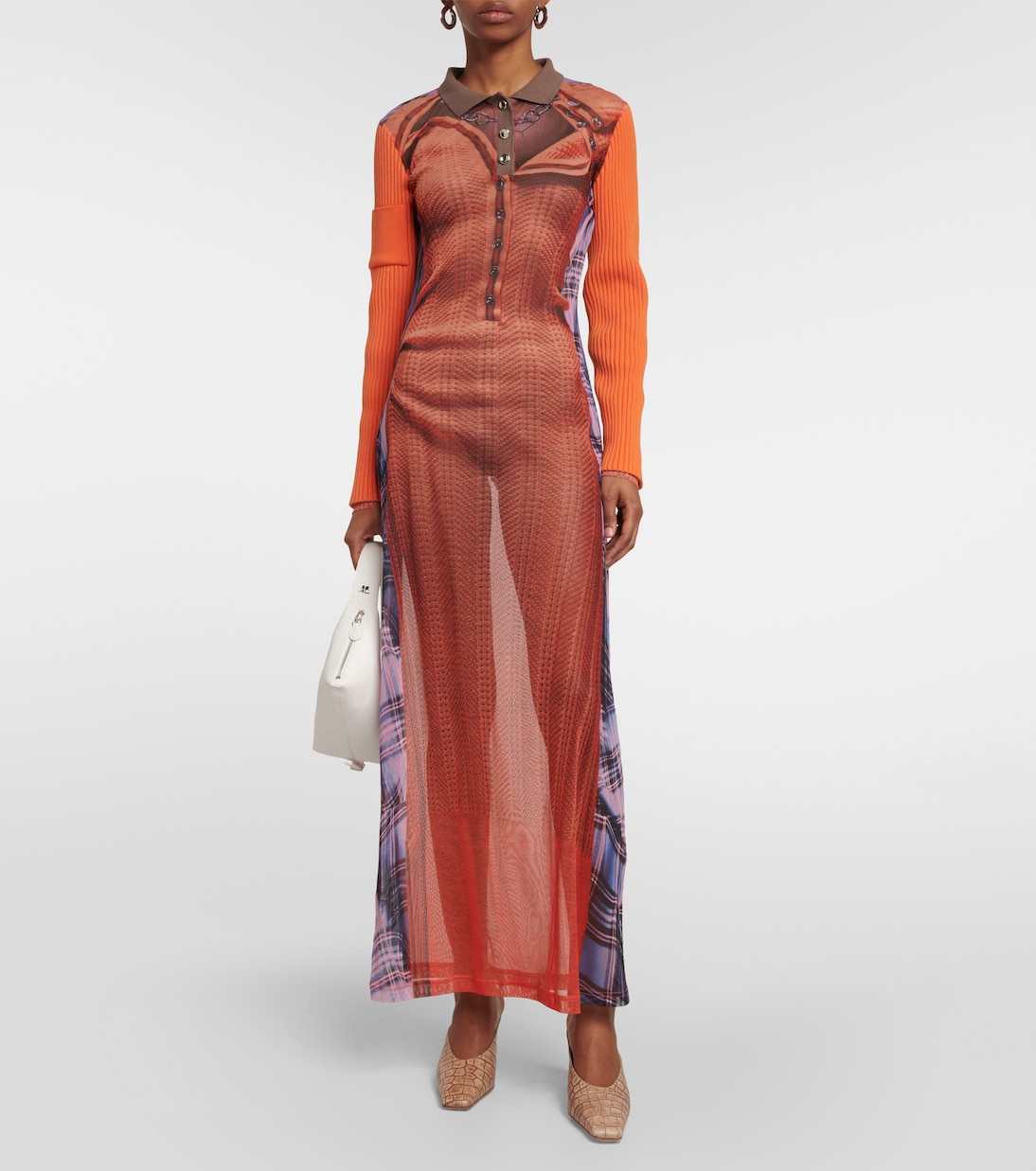 X Jean Paul Gaultier Maxikleid Trompe L'Oeil | Y/Project