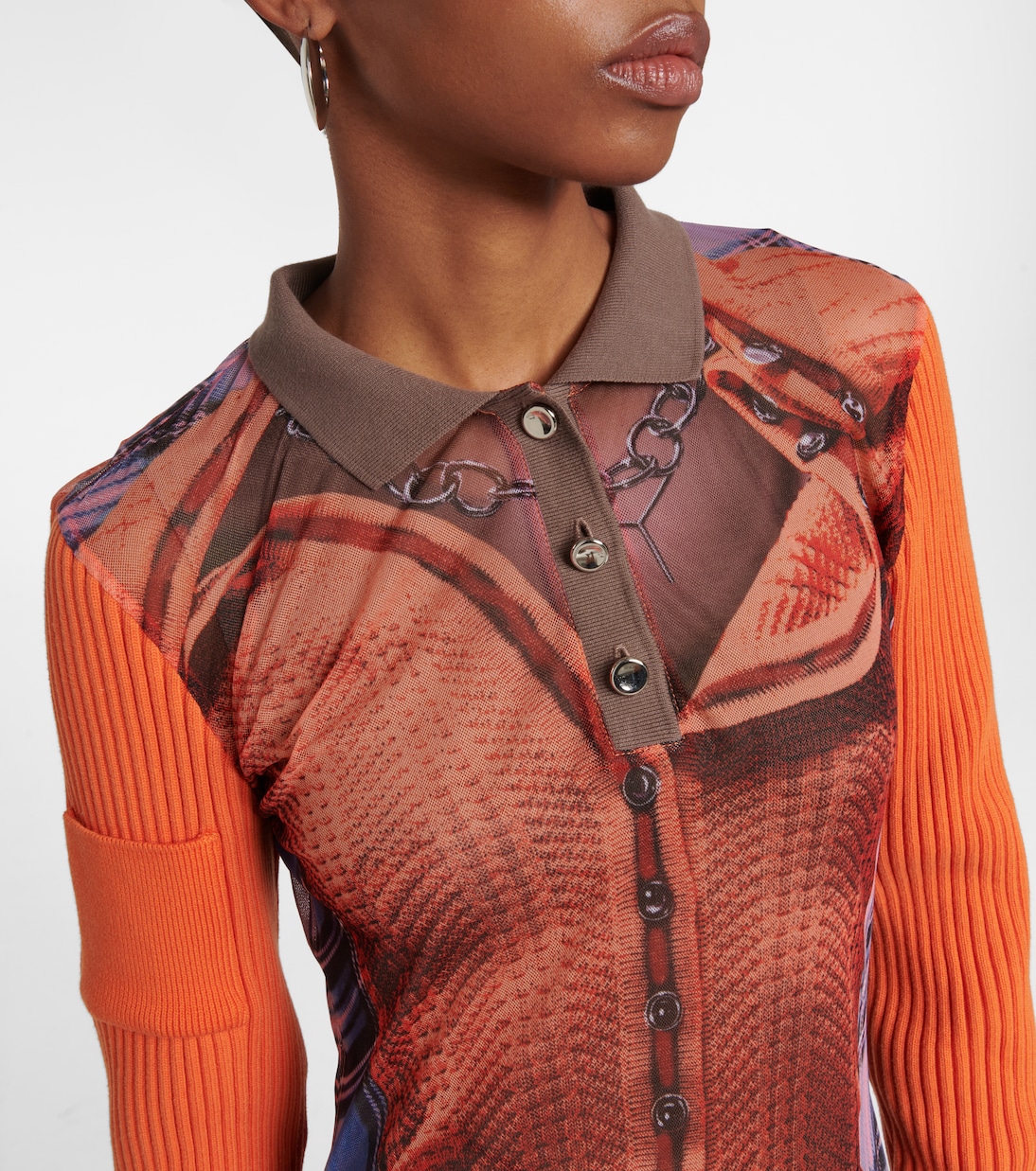 X Jean Paul Gaultier Maxikleid Trompe L'Oeil | Y/Project