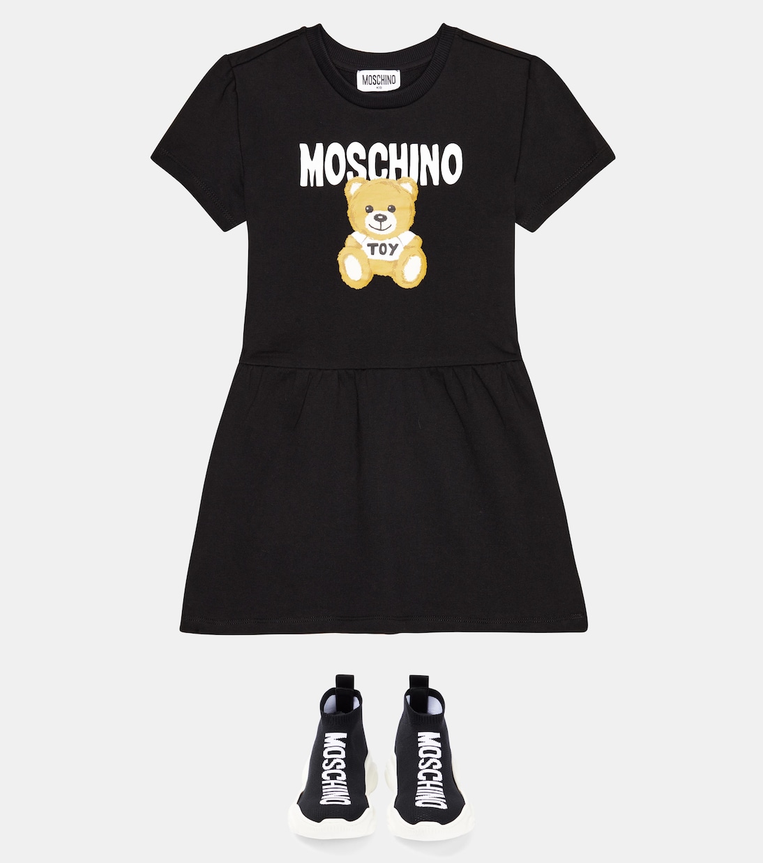Logo sock sneakers | Moschino Kids
