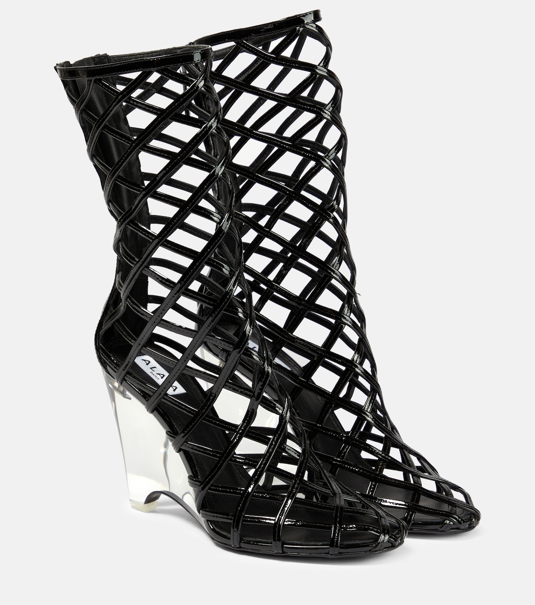 Botines con cuña de piel | Alaïa