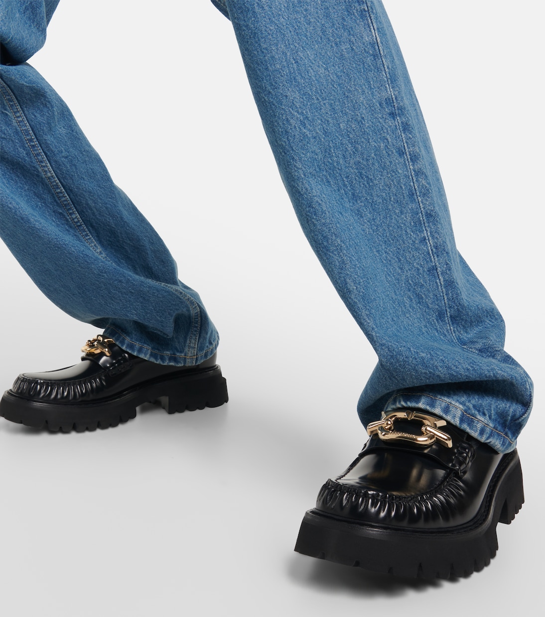 Verzierte Loafers aus Leder | Ferragamo