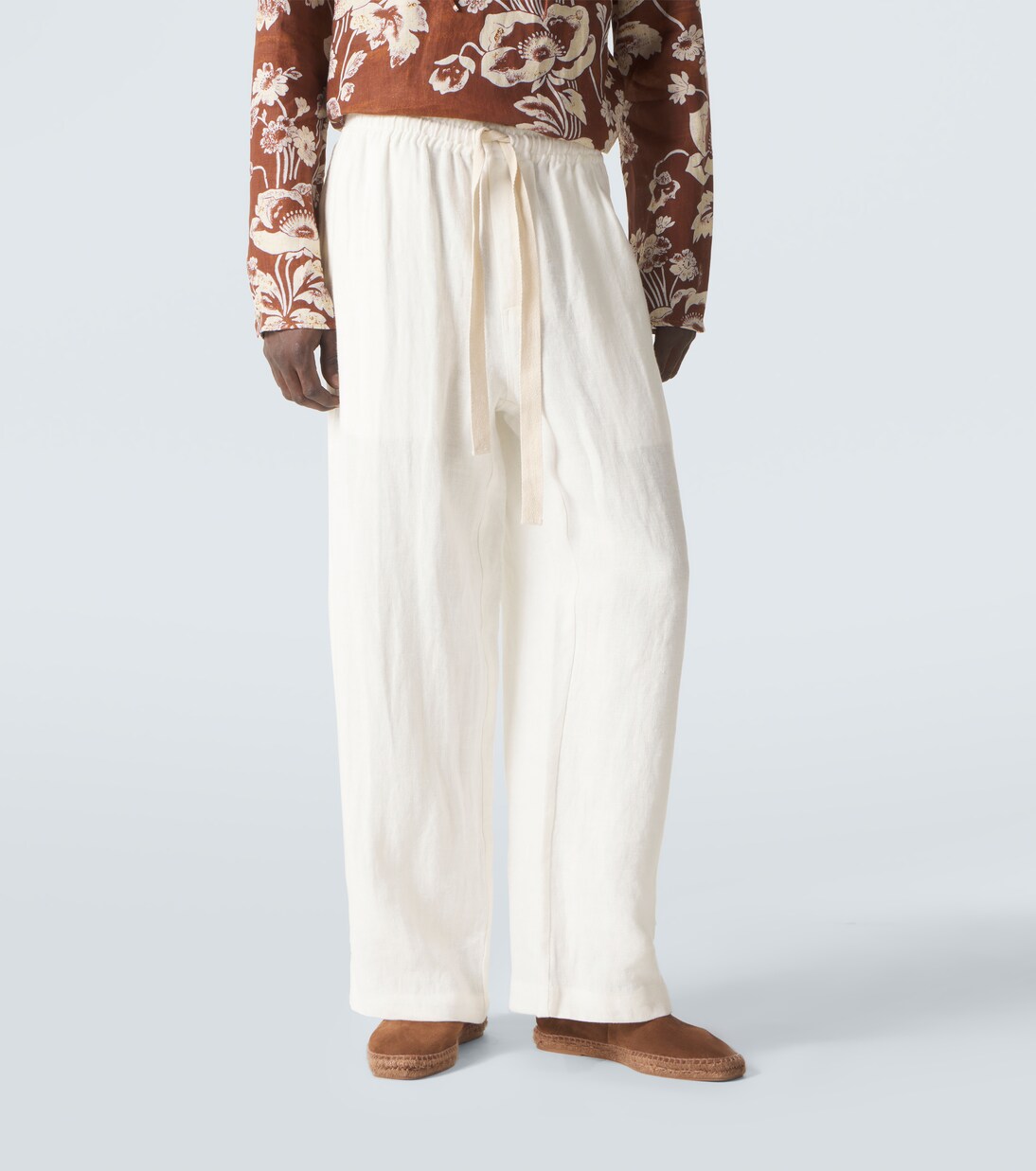 Weite Hose aus Leinen | Commas