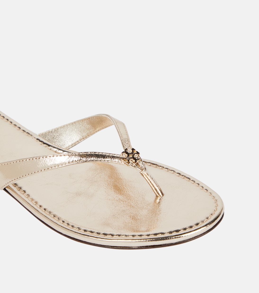 Sandalen aus Metallic-Leder | Tory Burch