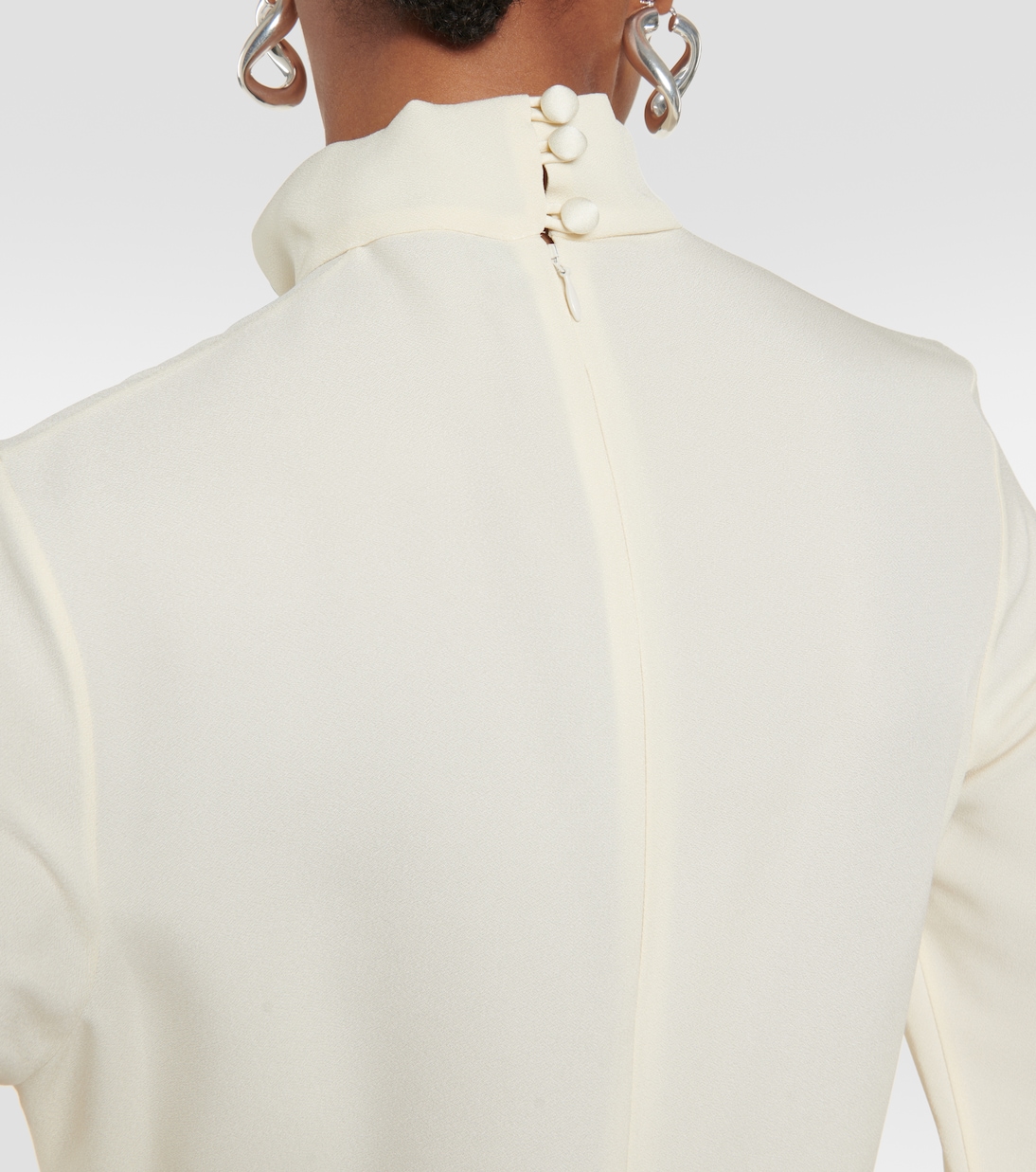 Robe midi Del Rio à plumes | Taller Marmo