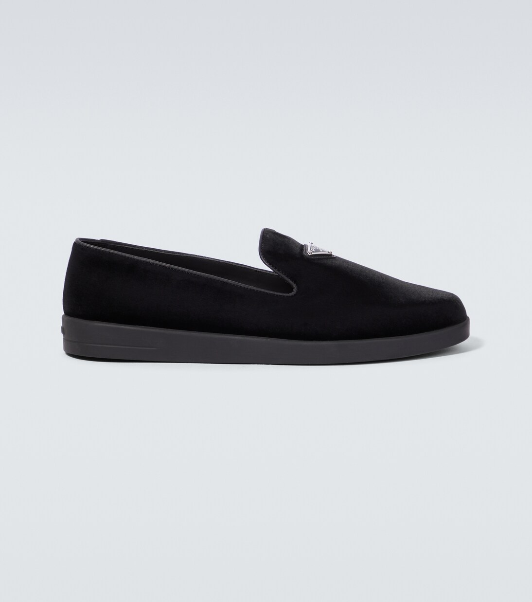 Slip-Ons aus Samt | Prada