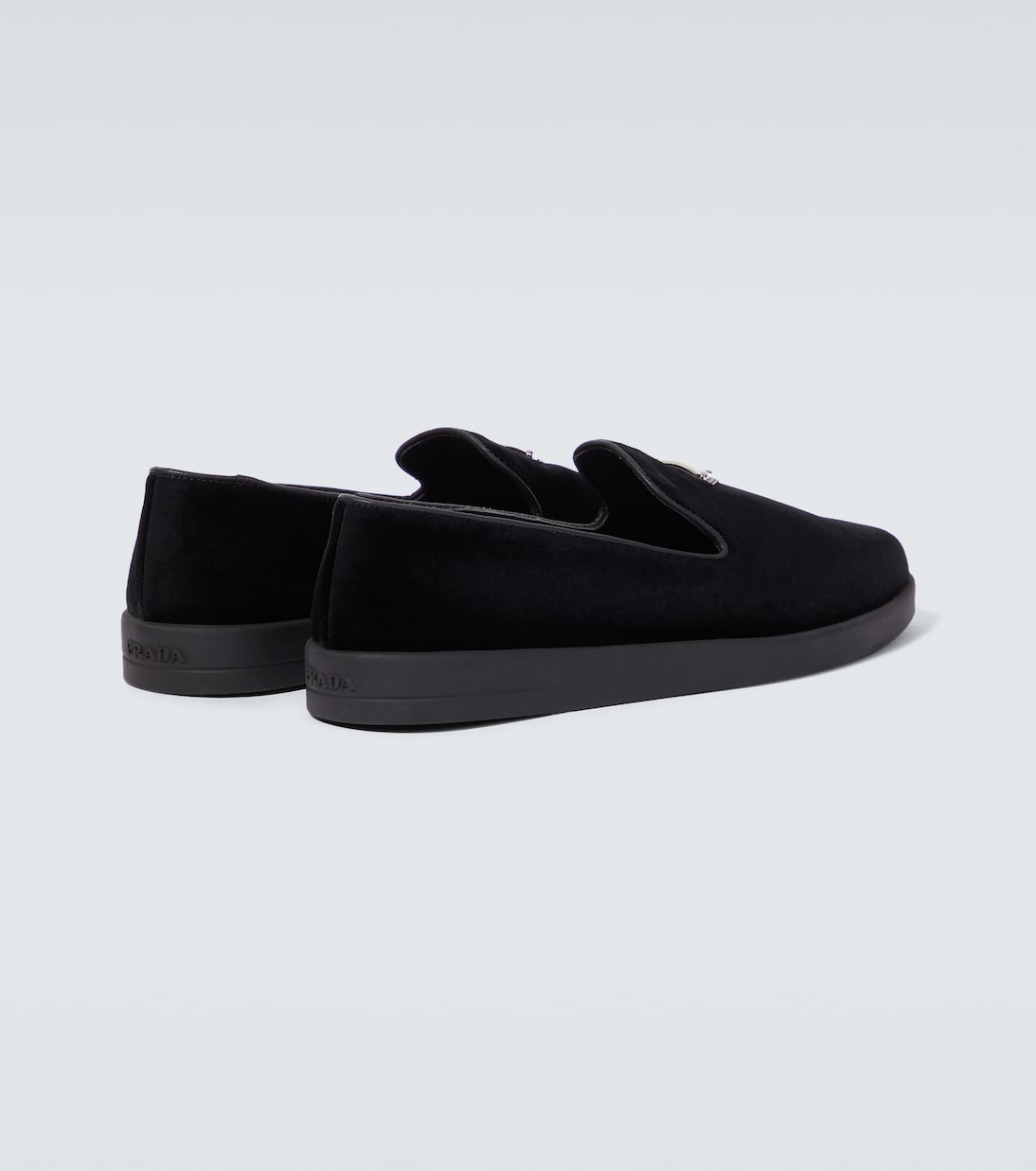 Slip-Ons aus Samt | Prada