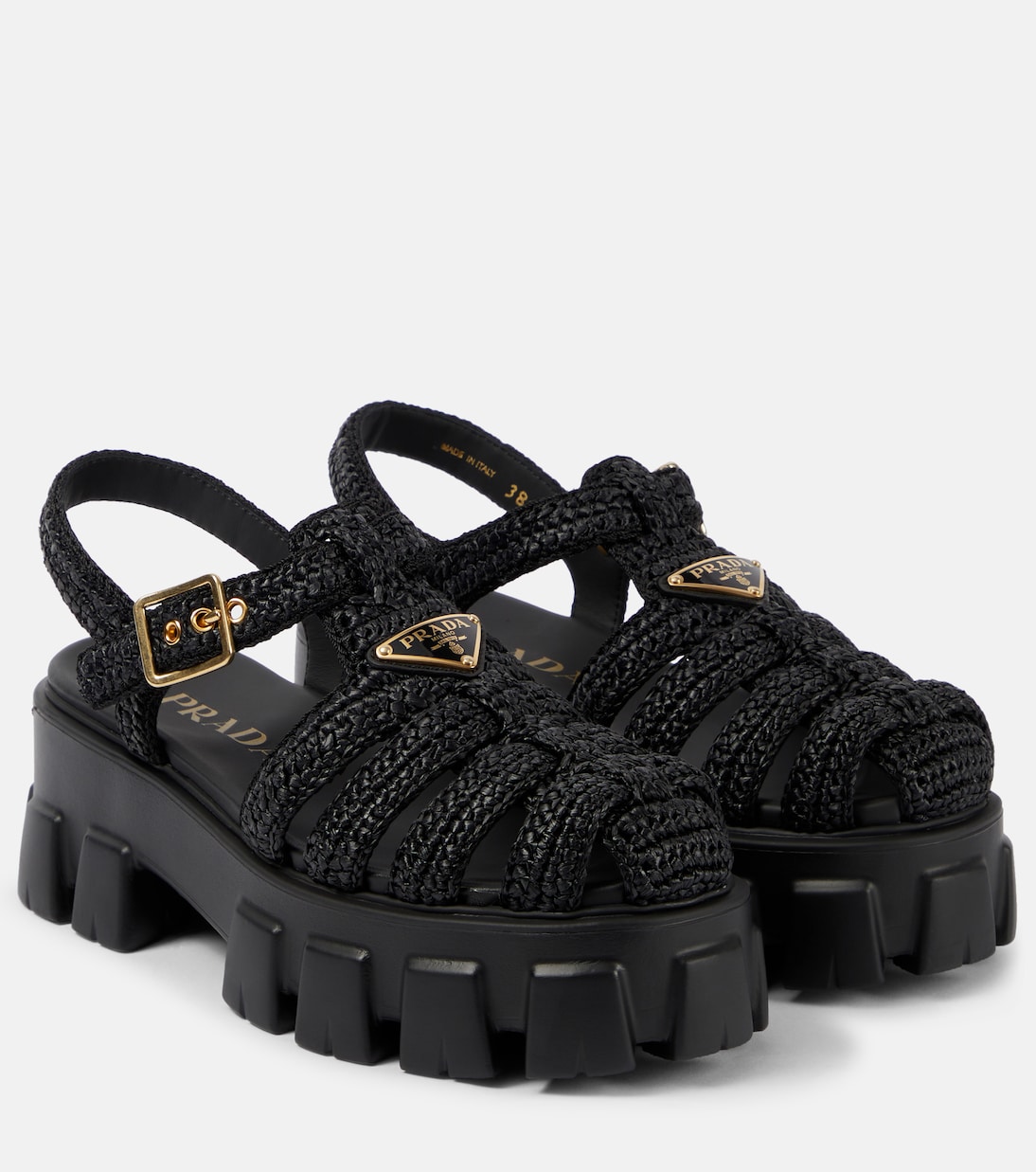 Monolith platform sandals | Prada