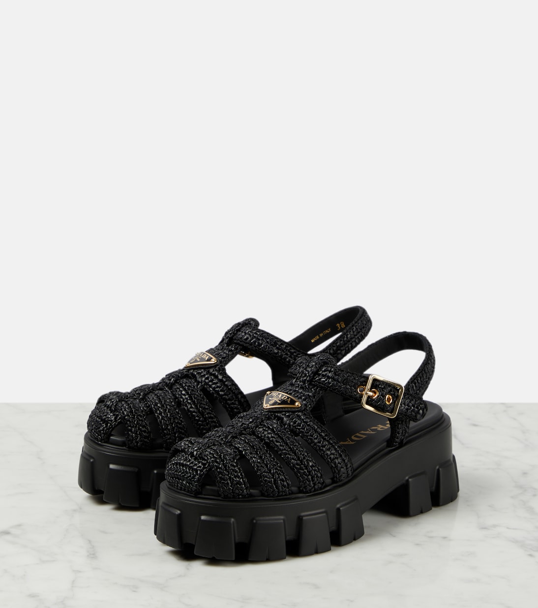 Monolith platform sandals | Prada