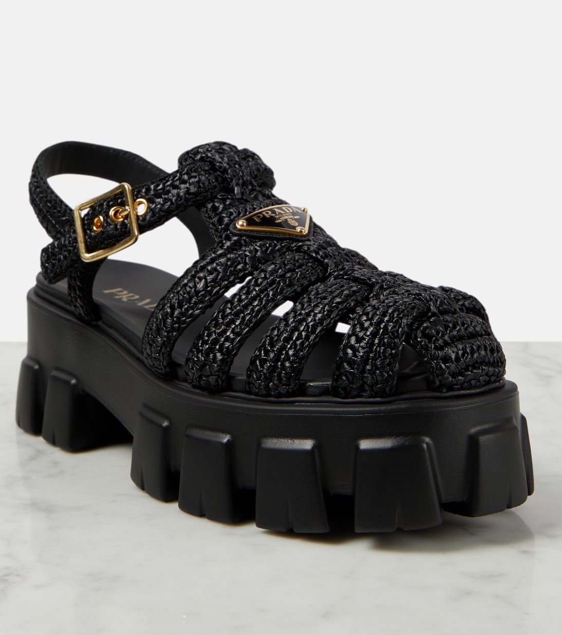 Monolith platform sandals | Prada