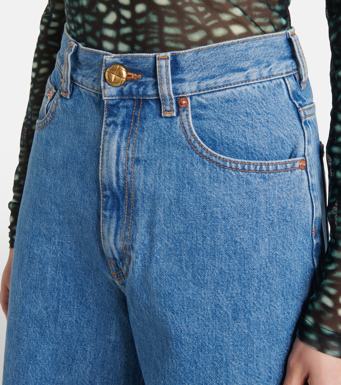 Java high-rise wide-leg jeans | Blazé Milano