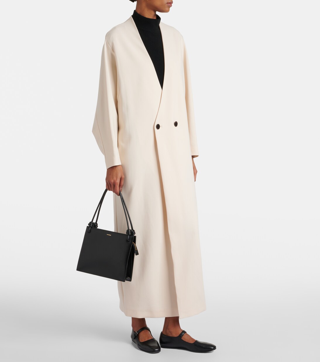 Maxikleid aus einem Wollgemisch | Fforme