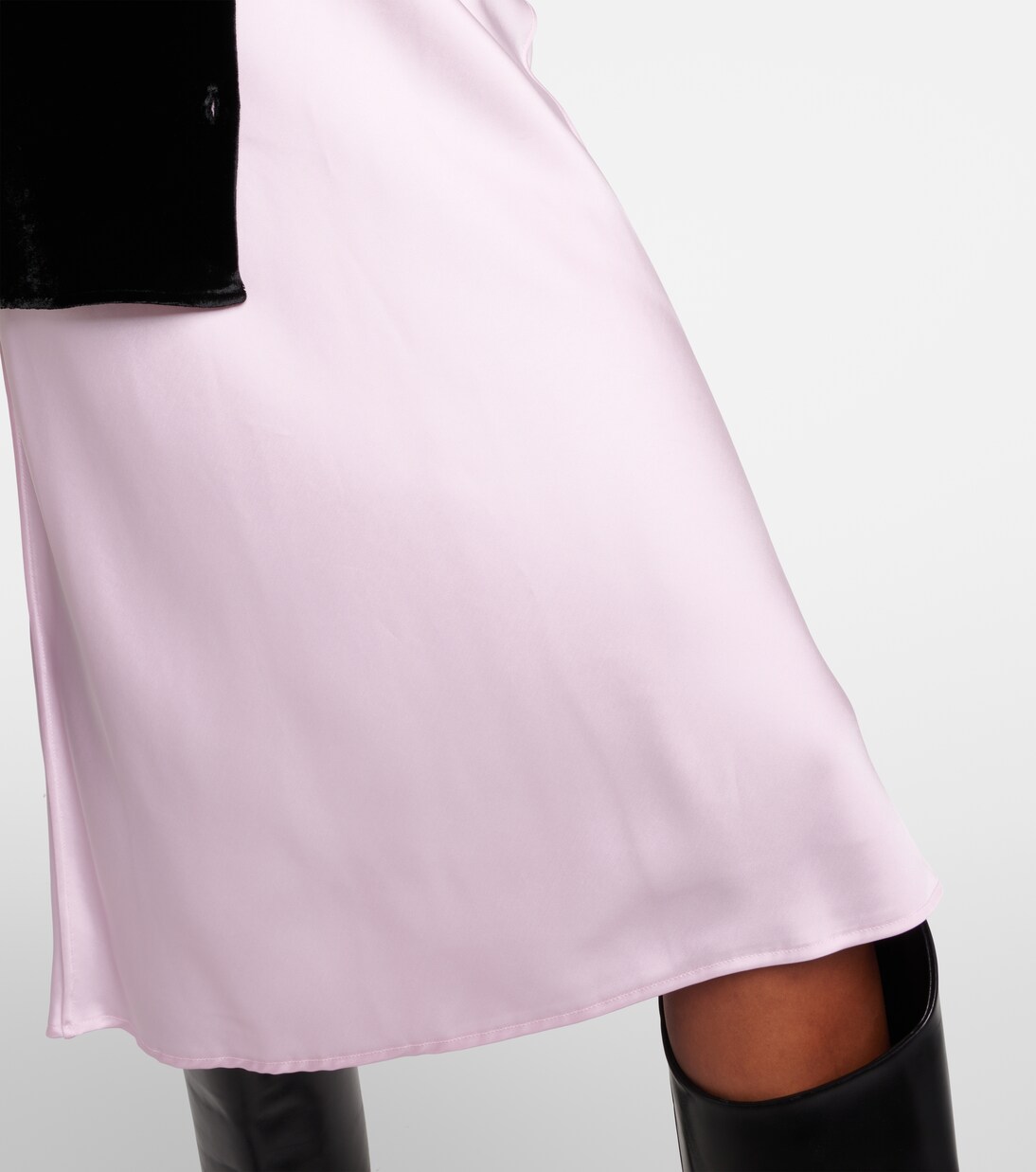 Satin midi skirt | Jil Sander
