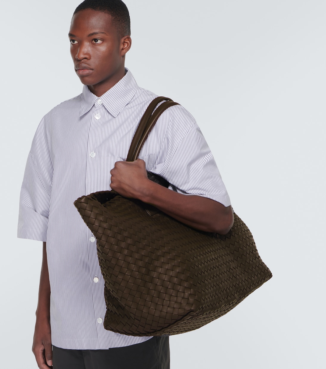 Cabat Maxi Intrecciato leather tote bag | Bottega Veneta