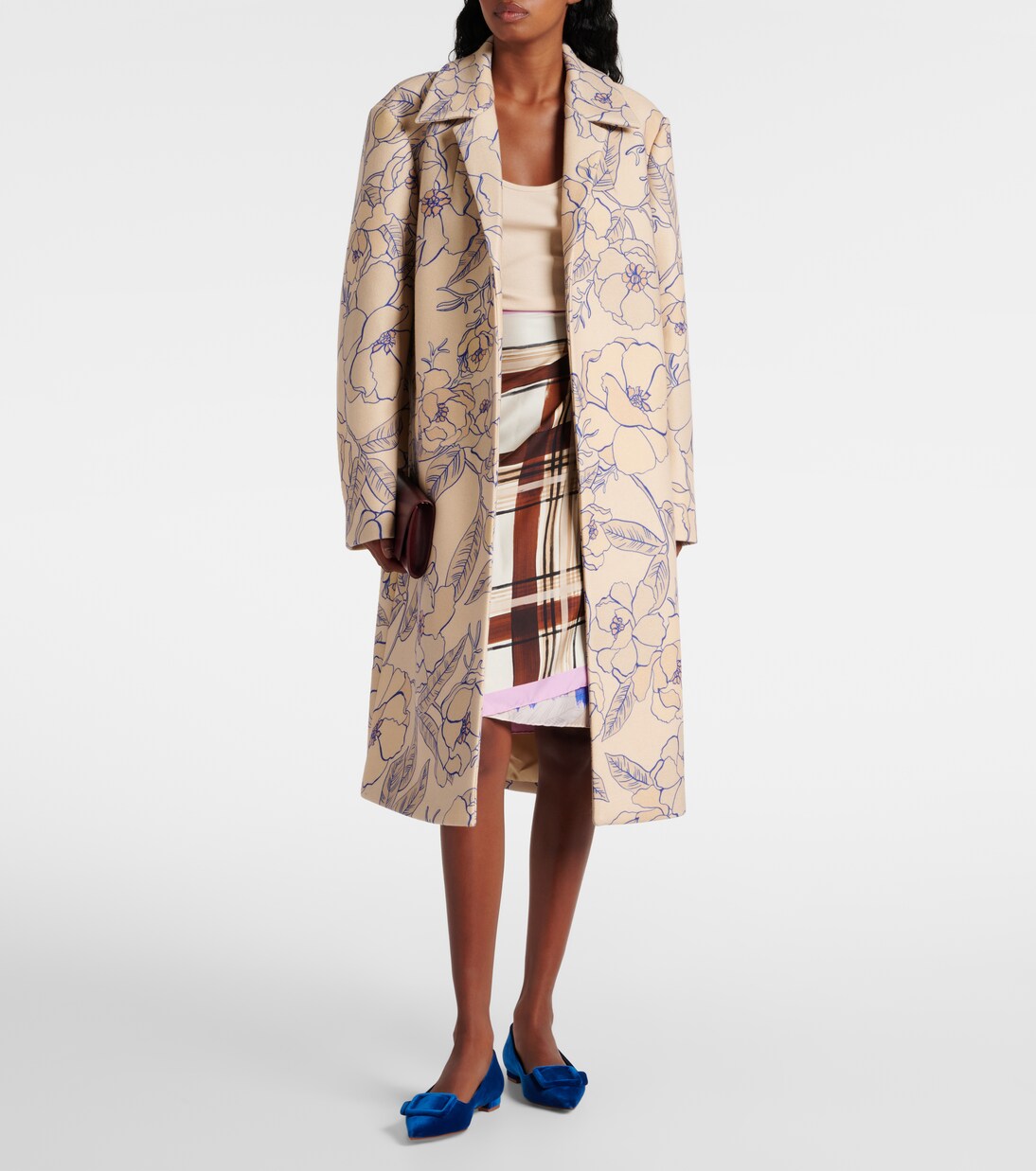 Maysale velvet ballet flats | Manolo Blahnik