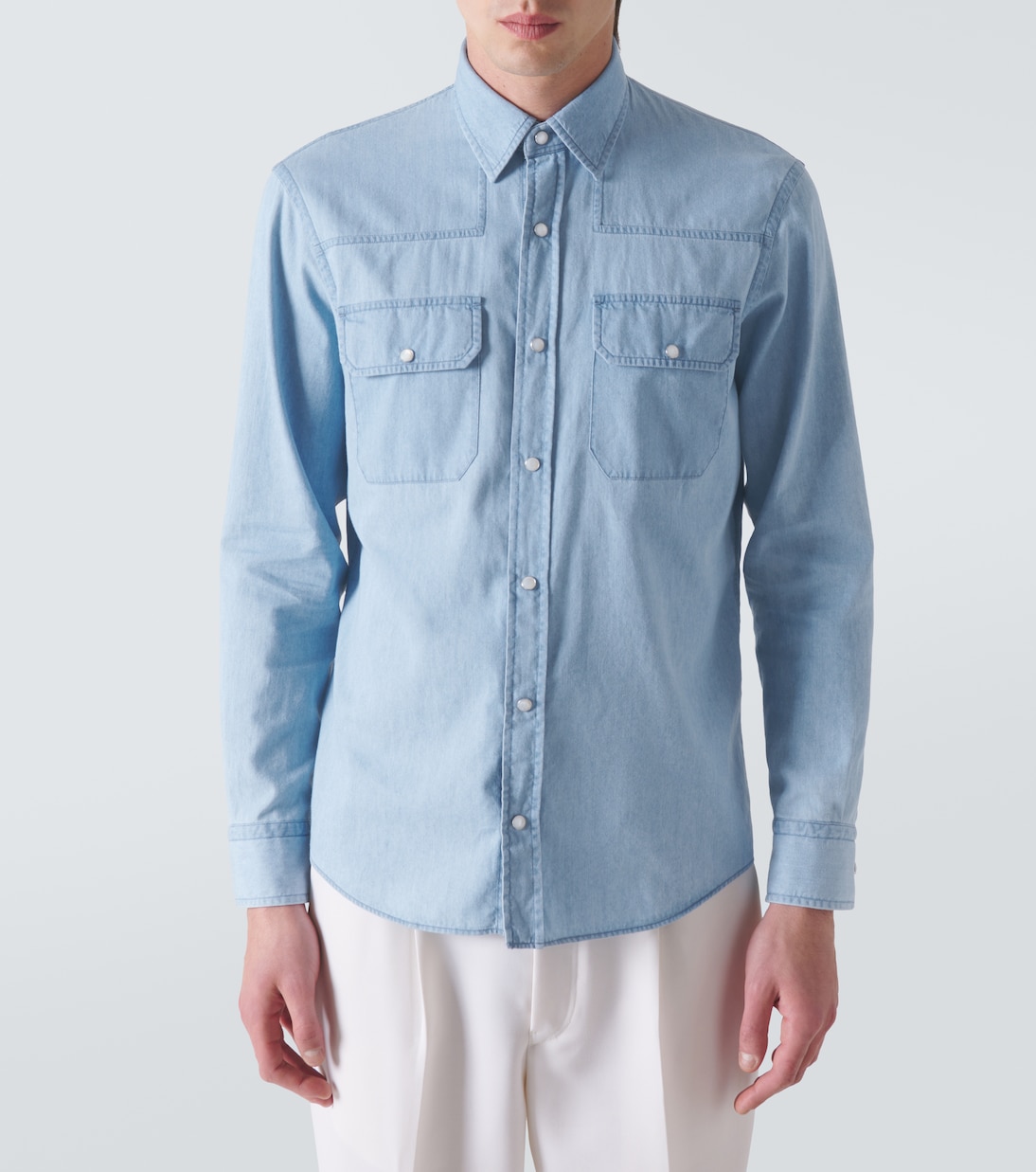 Chemise Western en jean | Zegna