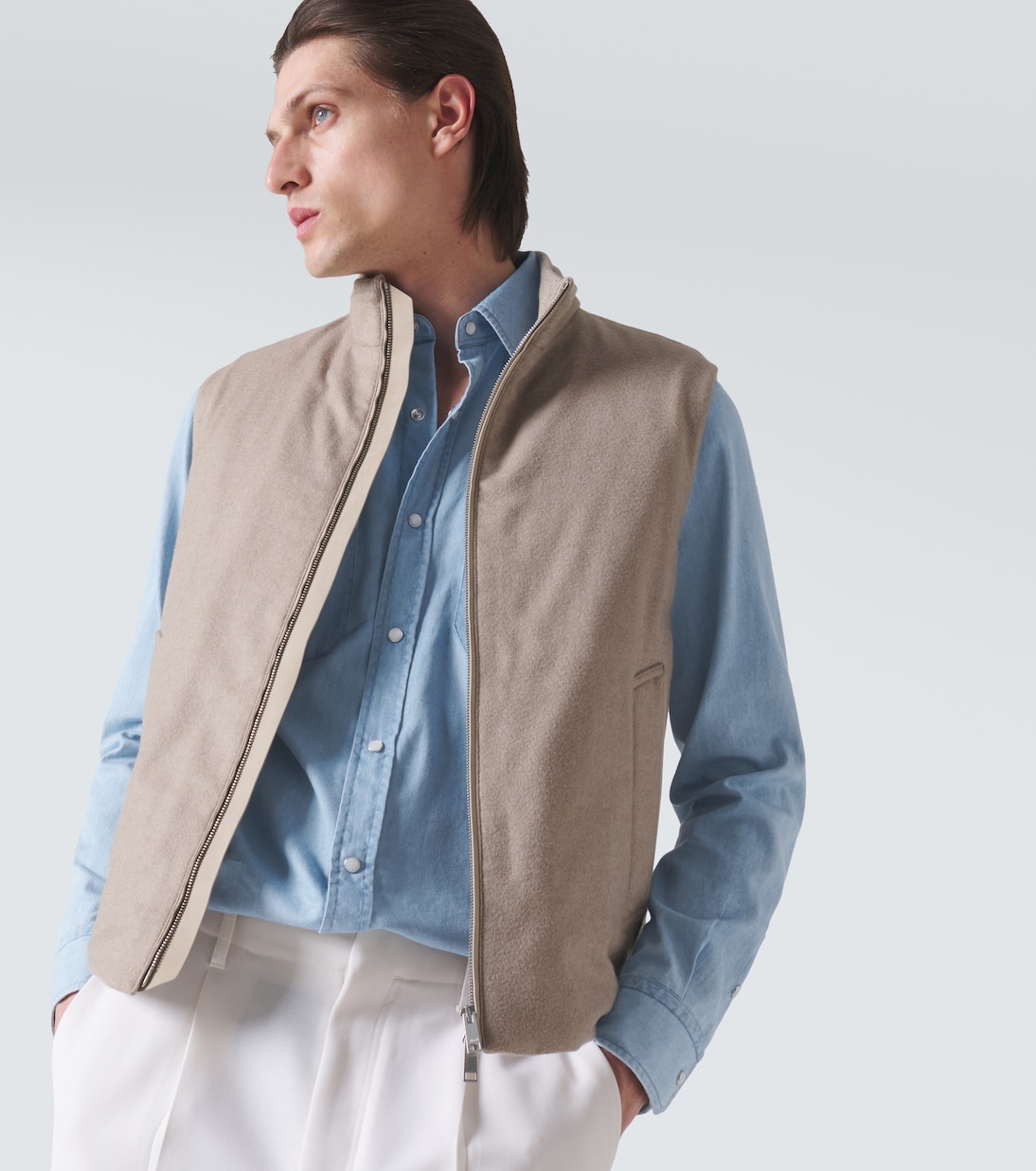 Chemise Western en jean | Zegna