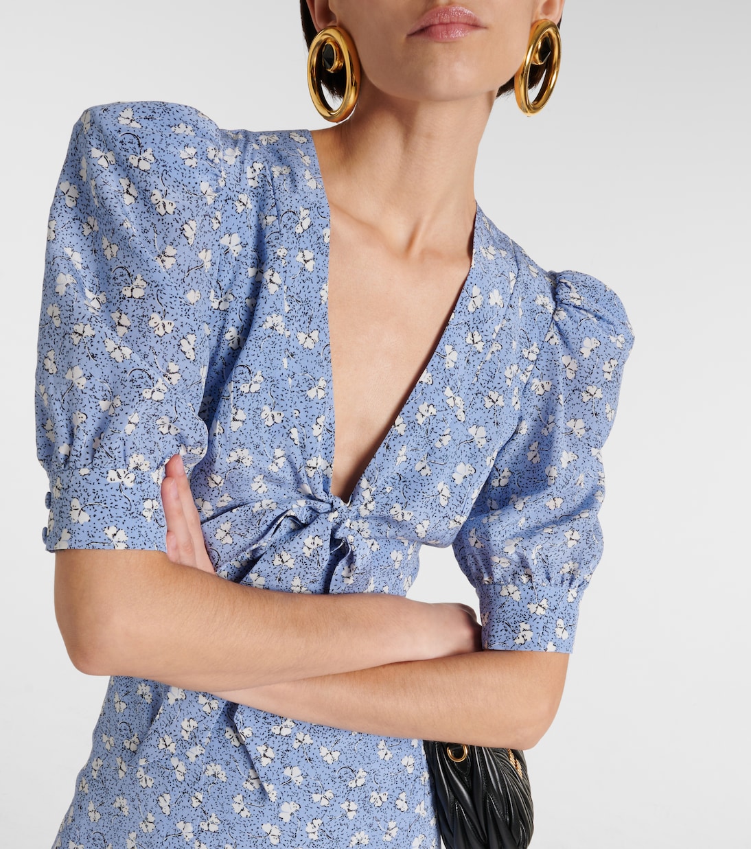 Bedrucktes Minikleid aus Seide | Alessandra Rich