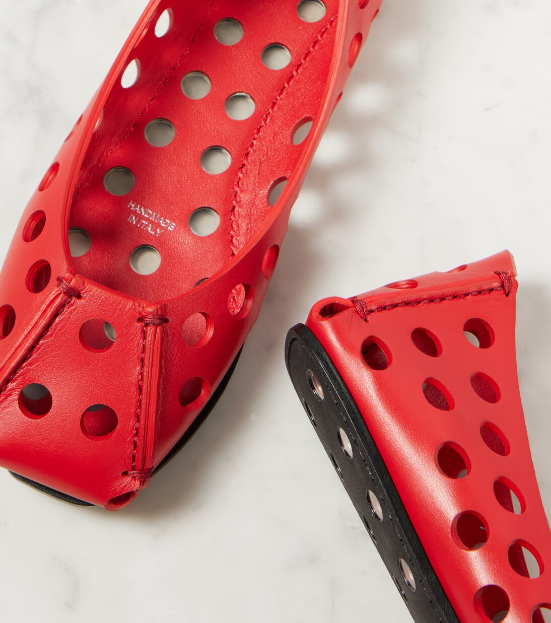 Leather ballet flats | Alaïa