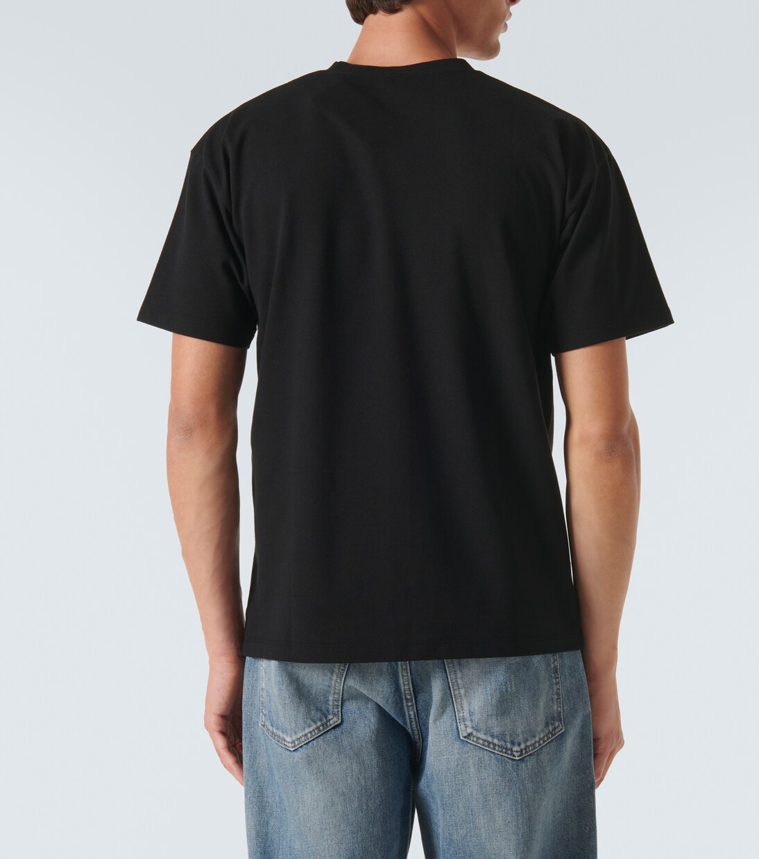 Cassandre cotton-blend piqué T-shirt | Saint Laurent
