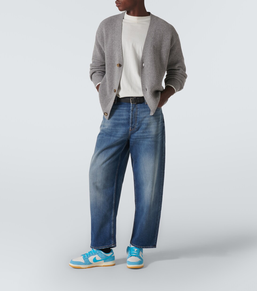 Baskets Dunk Low en cuir | Nike