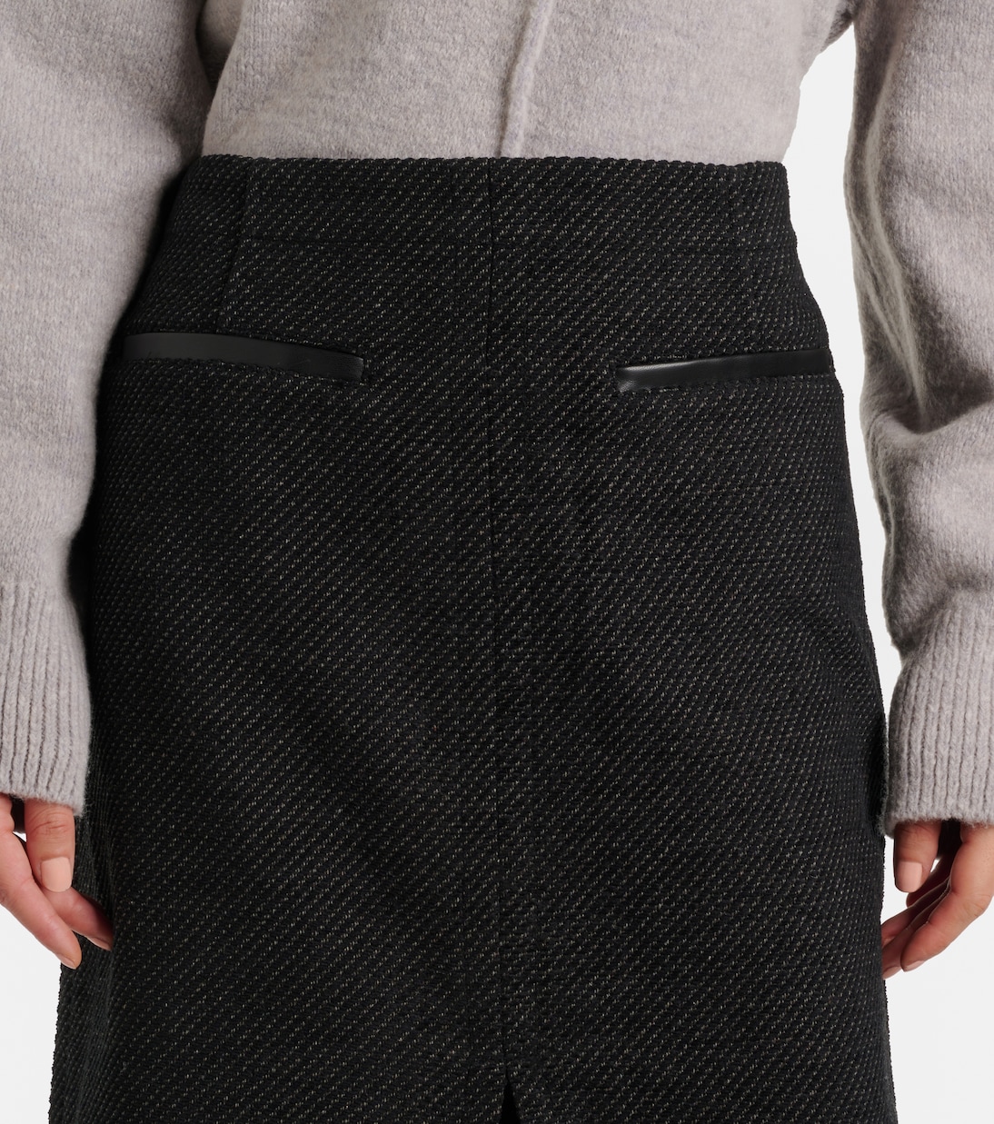 White Label Midirock Kingsley aus Twill | Proenza Schouler