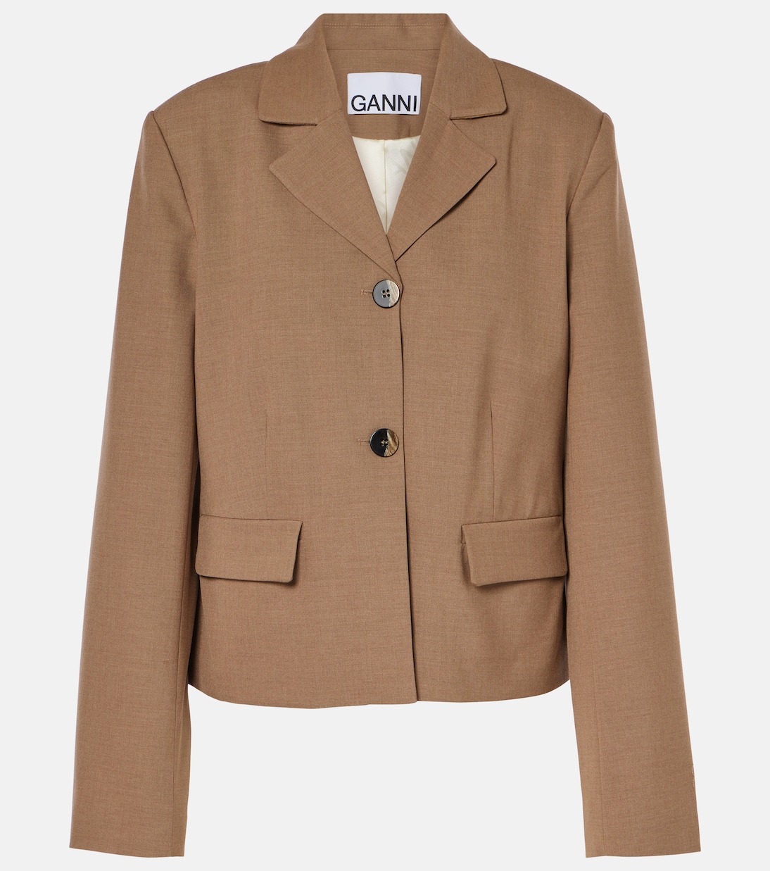 Blazer aus Twill | Ganni