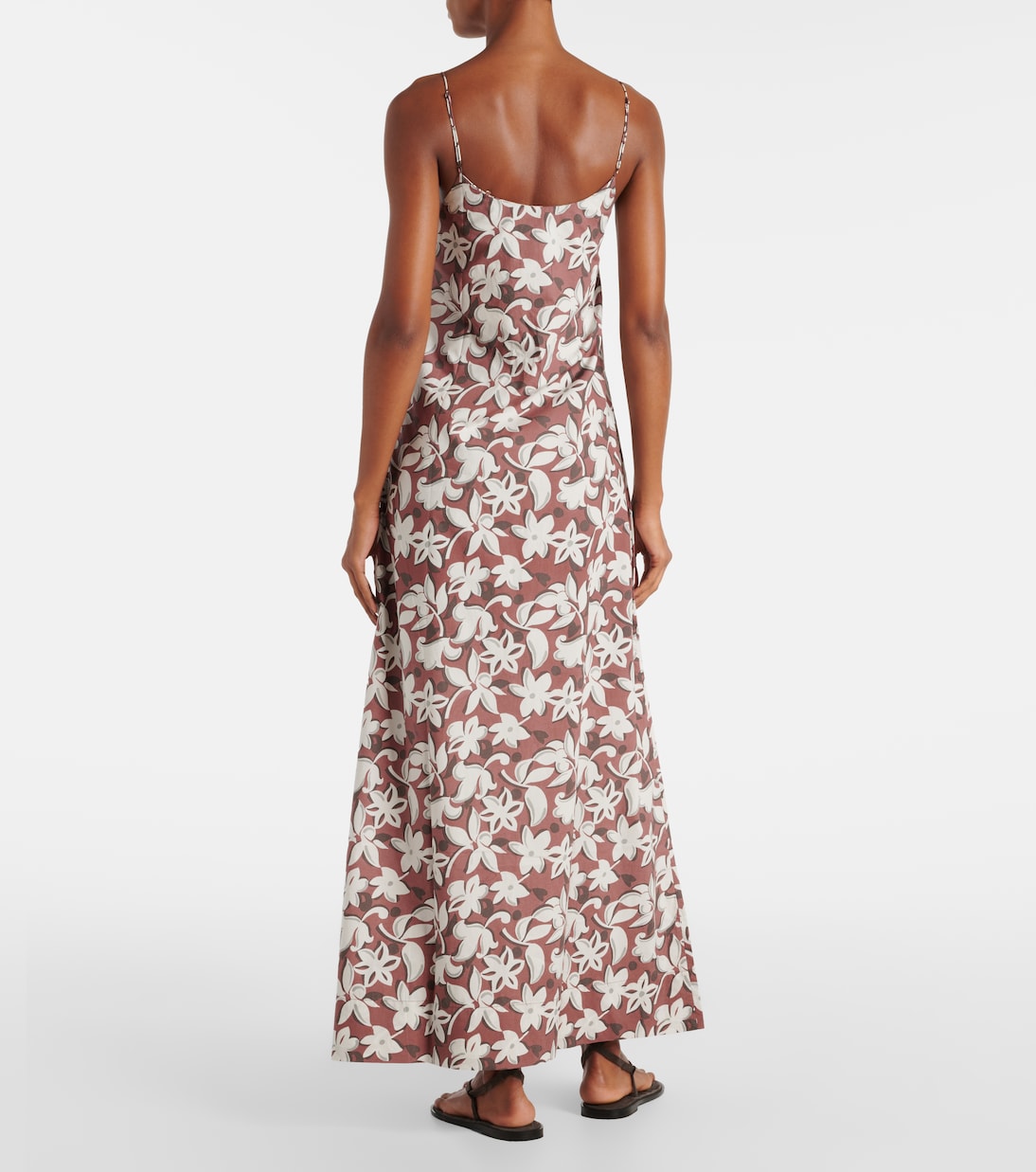 Robe longue Alskar en coton à fleurs | Faithfull