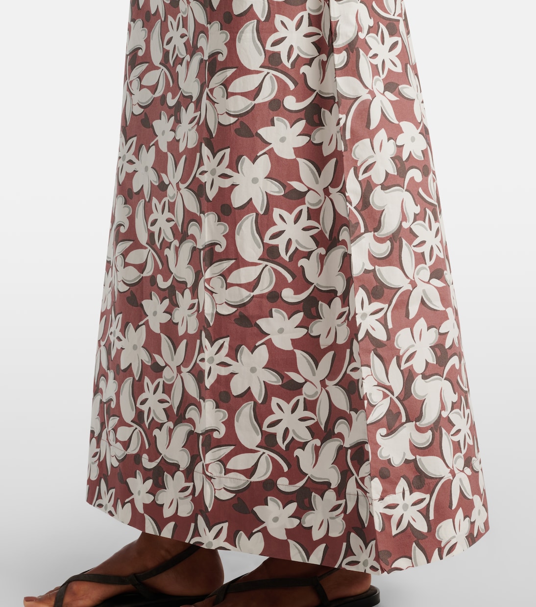 Robe longue Alskar en coton à fleurs | Faithfull