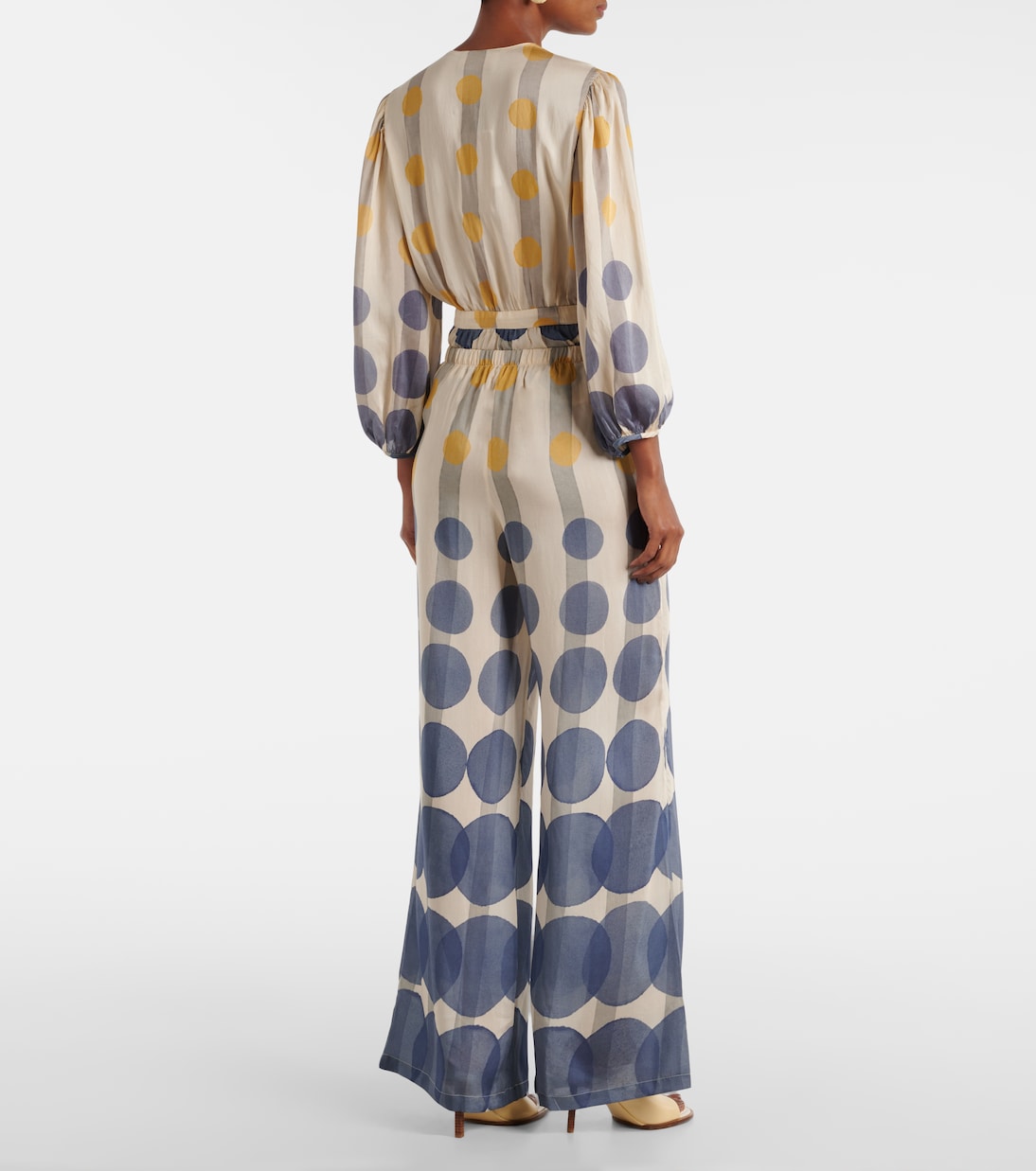 Pantalon ample à pois | Adriana Degreas