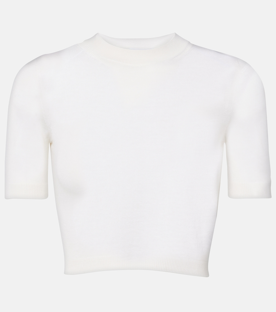 Top cropped de cachemir | Alaïa