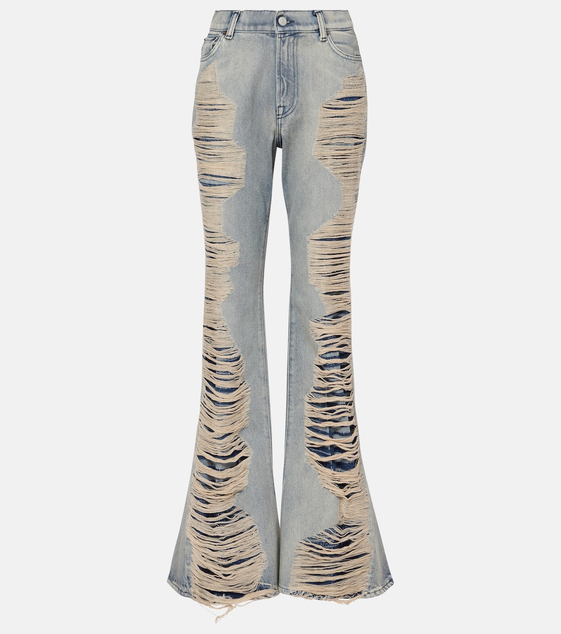 Distressed high-rise bootleg jeans | Acne Studios