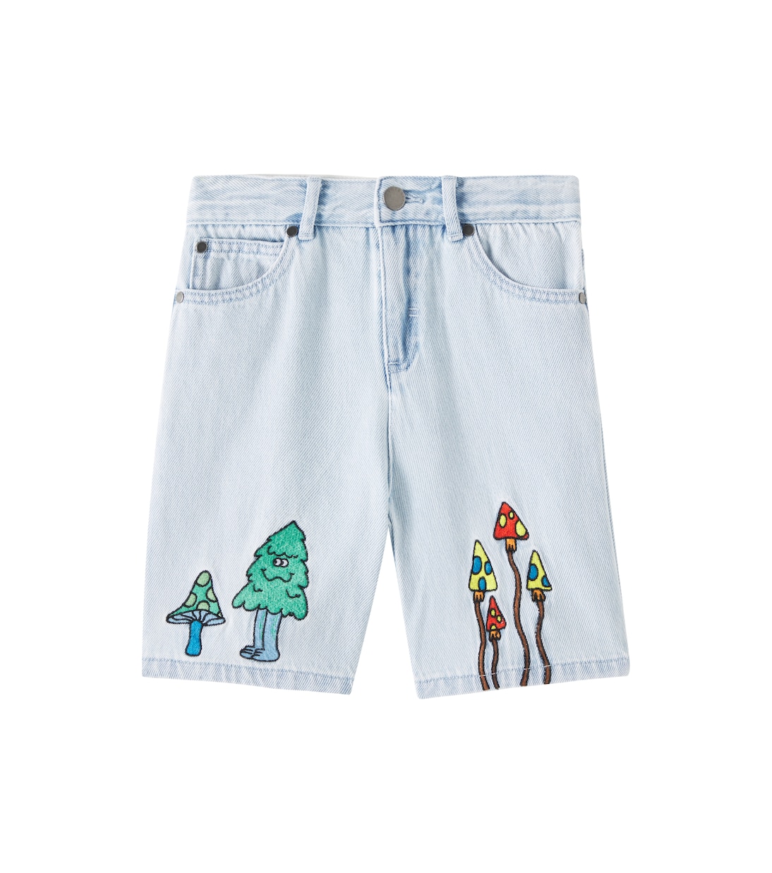 Embroidered denim shorts | Stella McCartney Kids