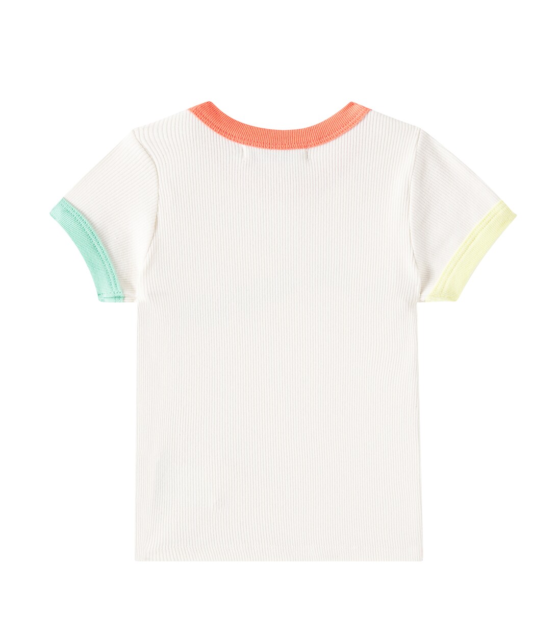 Baby logo ribbed-knit cotton-blend T-shirt | Bobo Choses
