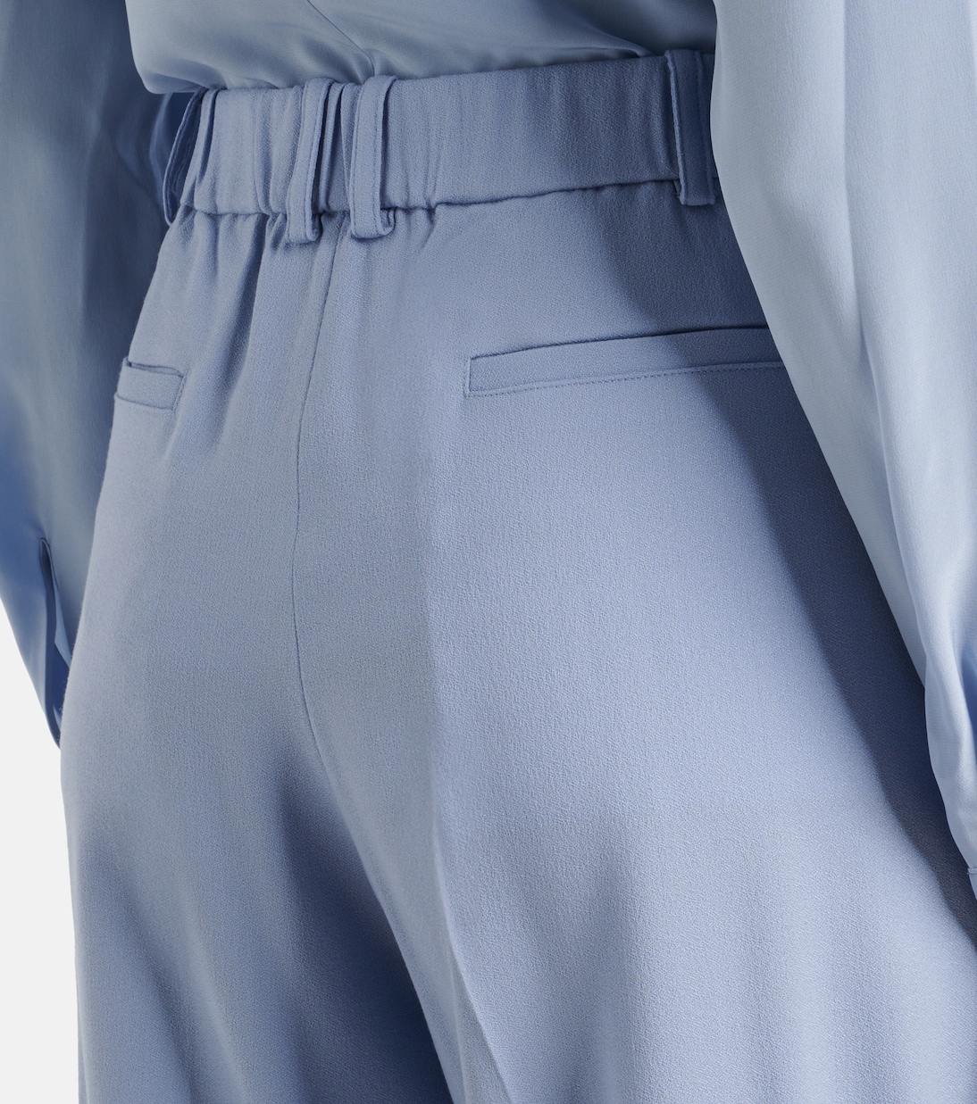 Weite Hose Bucklel aus Wolle | Joseph