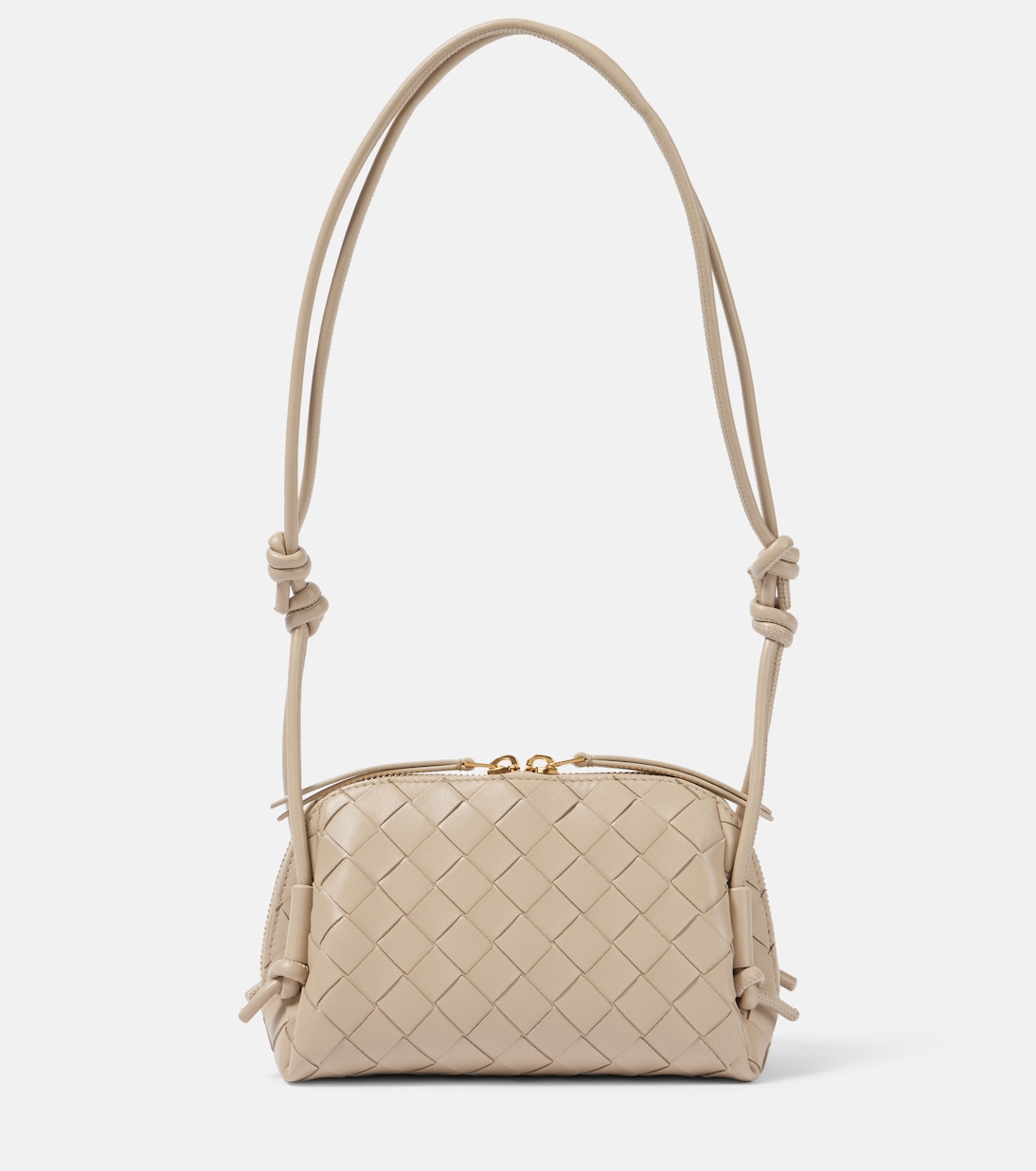 Concert Intrecciato leather shoulder bag | Bottega Veneta