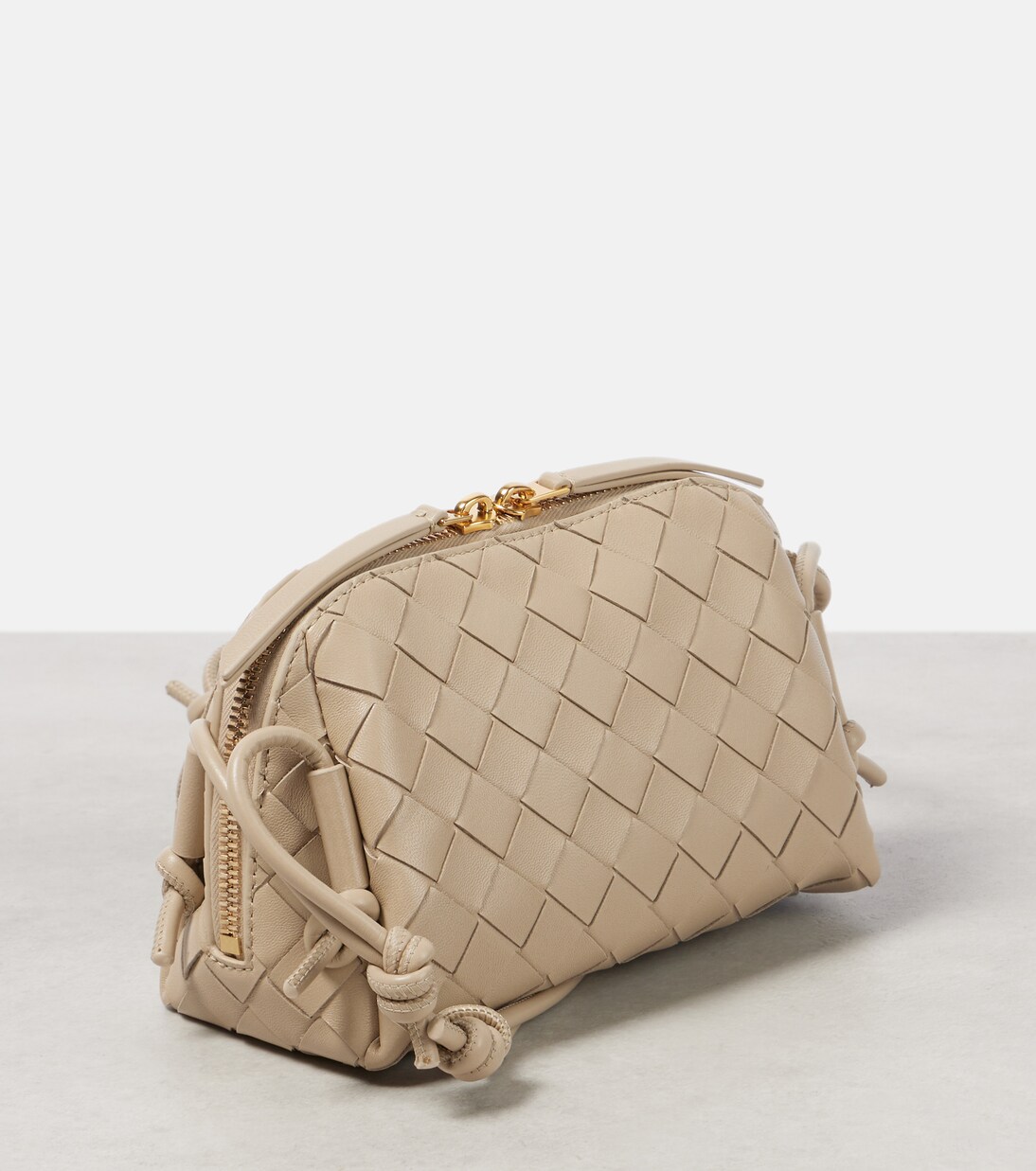 Concert Intrecciato leather shoulder bag | Bottega Veneta