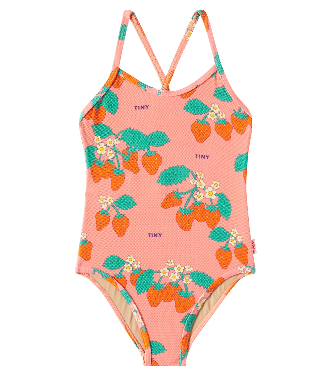Strawberries printed swimsuit | Tinycottons